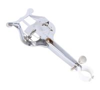 CALIBAN 1 clip de trompeta, soporte de partituras con clip, soporte portátil para partituras de música, accesorios de soporte de música plateado