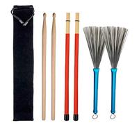 CALIBAN 1 Unidades Nuevos Mangos de Aleación de Aluminio Manija Retractable Hebilla Hebilla Drum Sticks para Jazz Drum Stick Accesorios Musicales, Azul