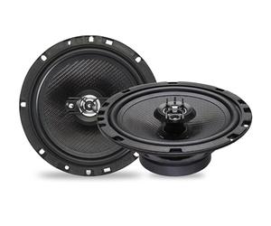 Caliber altavoz de coche - 2 altavoces para coche de 120 W - FM - SD - USB - AUX - 30 mm Mylar Dome Tweeters - negro - 6,5 pulgadas