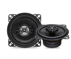 Caliber Juego de 2 altavoces coaxiales para coche, 80 W, color negro, 10 cm - 30 mm