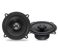 Caliber Juego de altavoces para coche 100W - Juego de 2 Altavoces Coaxiales - Altavoces Coaxiales de 2 vías - 40W RMS - Incluye Material de Montaje - Negro - 13 cm
