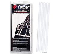 Caliber Marine Trailer Bunk Slides 23011, 3 x 15 Pulgadas, Paquete de 10 Unidades, Color Blanco