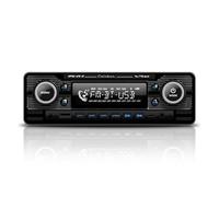 Caliber RMD120BT-B Radio de Coche con y Bluetooth - Aspecto Retro, Negro