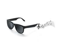 Caliber Soundglasses Gafas de sol Bluetooth - Altavoces abiertos - Lentes polarizadas - Sonido cristalino - Diseño ligero - Negro