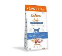 CALIBRA Dog Life Adult Medium Breed Pollo 12KG+2KG