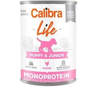 Calibra Life Puppy Junior Pollo y Arroz Monoprotein Lata para Perros 6 x 400 gr