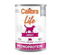 Calibra Life Adult Jabalí con Arándanos Monoprotein Lata para Perros 6 x 400 gr