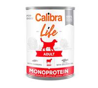 Calibra Life Adult Ternera con Zanahorias Monoprotein Lata para Perros 6 x 400 gr