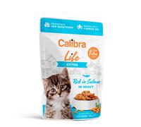 Calibra Life Gato Kitten Salmón en Salsa Sobres 14 x 85 gr