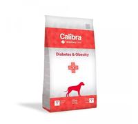 Calibra Veterinary Diets Perro Diabetes Obesidad 12kg + ¡Sorpresa GRATIS para el perro!