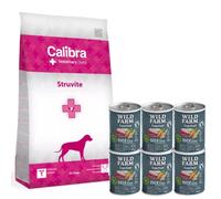 Calibra Veterinary Diets Perro Struvite 12kg & WILD FARM Superfood Duck 6x400g alimento para perros sin cereales