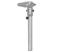 Calibrador a vernier, calibrador a vernier de metal de alta precisión Herramientas de calibrado de medición manual Regla de micrómetro para medir el diámetro interno y el diámetro externo(5inch)