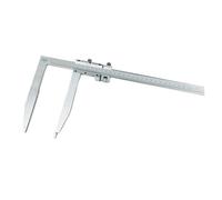 Calibrador a vernier resistente de mandíbula larga de 0-500 mm x 250 mm con herramientas de medición de mandíbula de punta