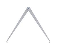 Calibrador de acero inoxidable de grado industrial, escultura de arcilla, herramienta de medición de cerámica, ligera, pierna recta