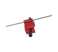Calibrador de alineación rápida del piñón con tornillos ajustables (rojo) | Alta universalidad, funciona con Honda para Suzuki para ATV, para versátil para múltiples marcas de motocicletas