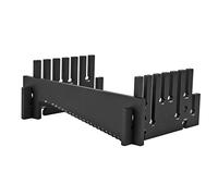 Calibrador de Altura Para Sierra Circular Eléctrica, Herramienta de Medición Industrial, Aleación de Aluminio, Métrico, Negro - Escala Láser Clara, Medición Precisa, Idea (Métrico 16CM)