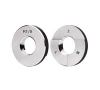 Calibrador de anillo de tornillo externo, Calibres de rosca for tubos RC y R 60 grados anillos medición en varios tamaños(Ring gauge R1)