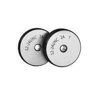 Calibrador de anillos de ajuste de roscas, Calibre de anillo rosca dientes finos métricos no estándar 2A, juego 5/16 UNC UNF UNEF, 2 piezas(1"-20unef-2a T Z)