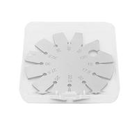 Calibrador de chaflán de acero inoxidable medidor de ángulo de hacha buscador de ángulo de cuchillo de forma redonda transportador de bisel de 15 a 120 grados bordes biselados herramien