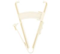 Calibrador de Cuerpo, Herramienta de Medición de Pliegues de Piel de ABS Ligero Calibrador de Grasa Blanca para Fitness