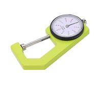 Calibrador de Espesor 0,1mm, Medidor de Espesor con Rango 0-30mm, Medidor de Espesor con Dial Redondo - Alta Precisión, Superficies de Carburo Cementado, Uso para Papel y Cuero