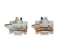 Calibrador de freno delantero Conjunto de aluminio de alto rendimiento Aleación izquierda Par Par fácil Reemplazo directo para Polaris Sportsman 500 W Pads