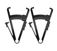 Calibrador de Grasa Corporal, 2 Piezas Calibrador de Grasa Corporal Medición de Grasa de Mano Dispositivo de Medición de Pliegues Cutáneos Precisos Dispositivo de Medición de