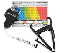 calibrador de grasa corporal y cinta métrica corporal - Calibradores de infusión de piel y cinta métrica de grasa corporal para medir con precisión el IMC de la piel Fitness y pérdida de peso