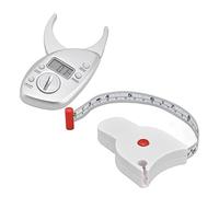 Calibrador de Grasa Digital Cinta Métrica Corporal ABS Dispositivo de Medición de Grasa Corporal BMI de Mano para Pérdida de Peso Y Costura a Medida