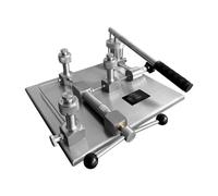 Calibrador de manómetro ALKT703, banco de prueba de presión de aire manual for transmisor e interruptor(-0.095~6MPa)