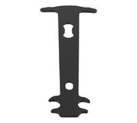 Calibrador de medición de cadena de acero inoxidable para bicicleta de carretera, bicicleta de montaña, cadenas de bicicleta plegables para evaluar la progresión del desgaste (negro)