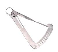 Calibrador de metal, calibrador de alta precisión - Medidor de medición del médico | Calibrador triangular de lectura detallada para herramienta de medición de dentista