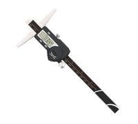 Calibrador de profundidad digital de acero inoxidable medidor vernier electrónico IP54 impermeable, métrico para herramienta de medición de conversión imperial con pantalla LCD para mecanizado, taller