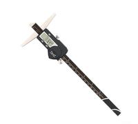 Calibrador de profundidad digital de acero inoxidable medidor vernier electrónico IP54 impermeable, métrico para herramienta de medición de conversión imperial con pantalla LCD para mecanizado, taller