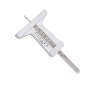 Calibrador de Profundidad Vernier, Acero Inoxidable, 0 a 50 mm, Medidor de Profundidad de Banda de Rodadura de Neumático, Portátil
