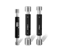 Calibrador de rosca de doble extremo, Calibre de tapón rosca inserción ST acero GCR15, herramienta medición varios tamaños(ST 16 * 1.5)