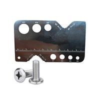 Calibrador De Roscas | Regla Portátil De Precisión | Calibre de Rosca para Tuercas y Tornillos - para Técnicos Ingenieros Fontanería Taller Manualidades Mecánico Hogar Garaje Fábricas