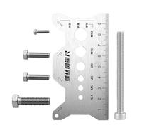 Calibrador de tamaño de tornillos | Regla portátil de acero inoxidable | Medidor de paso de rosca para tornillos,Para proyectos de metalurgia, fontanería, carpintería, y también para hogar, garaje y
