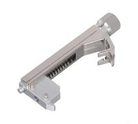 Calibrador de tono de guitarra, ajustador de tono de guitarra eléctrica de metal con corrección de octava, herramienta de afinación portátil resistente para músicos profesionales, plata, 7,5 x 2,3 cm