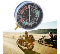 Calibrador de vacío para motocicleta carburador de combustible sincronizador herramienta con control de amortiguación para máquinas de 2 y 4 cilindros material ABS negro