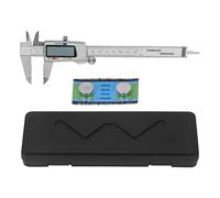 Calibrador Digimatic Eléctrico, Calibrador Digital Electrónico de Acero Inoxidable, Herramienta de Medición con Pantalla LCD Grande, Rango de 0 150 mm para Ingenieros y