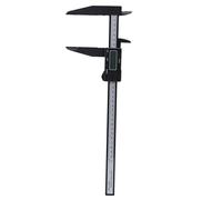 Calibrador digital, calibrador electrónico de 150 mm/300 mm con precisión de pantalla Regla digital de 0,1 mm con herramienta de medición de carbono de mandíbula larga para (Pinza de carbono con