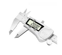 Calibrador Digital De Acero Inoxidable, Calibre Vernier Metal, Herramientas Medición, Medidor Espesor For Carpintería, Regla Electrónica Profundidad - Prec métrica(IP54 Caliper)