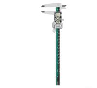 Calibrador digital de acero inoxidable de 150 mm, herramienta de medición Vernier de alta precisión con LCD extragrande para ingeniería de impresión 3D (200 mm)