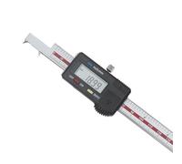Calibrador digital de ancho de ranura interior de 0-150 mm/6" con pantalla LCD, herramienta de medición de acero inoxidable para ranuras en espacios reducidos, conversión de pulgadas a milímetros.