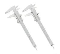 Calibrador digital electrónico Vernier, 0-150 mm/0-6 pulgadas, resolución de 0,05 mm, cuerpo de acero al carbono, para medición (OD, ID, profundidad, paso), metalurgia y bricolaje