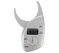 Calibrador digital LCD de grasa corporal, grosor plegable, salud, fitness, peso, género