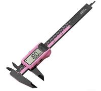 Calibrador digital Vernier de 150 mm, herramienta de medición de plástico con pantalla LCD, medidor métrico de pulgadas para carpintería