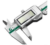 Calibrador digital Vernier de acero inoxidable con pantalla LCD grande de 1.7 pulgadas, 0.01 mm para herramienta de medición de precisión para joyería, metalurgia, unidades dobles en pulgadas/métricas