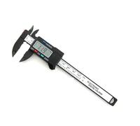 Calibrador Digital Vernier De Plástico, Herramientas Carpintería, Medidor Espesor, Medición, Regla Electrónica Mediciones Precisas Esfuerzo(Caliper Black 100)